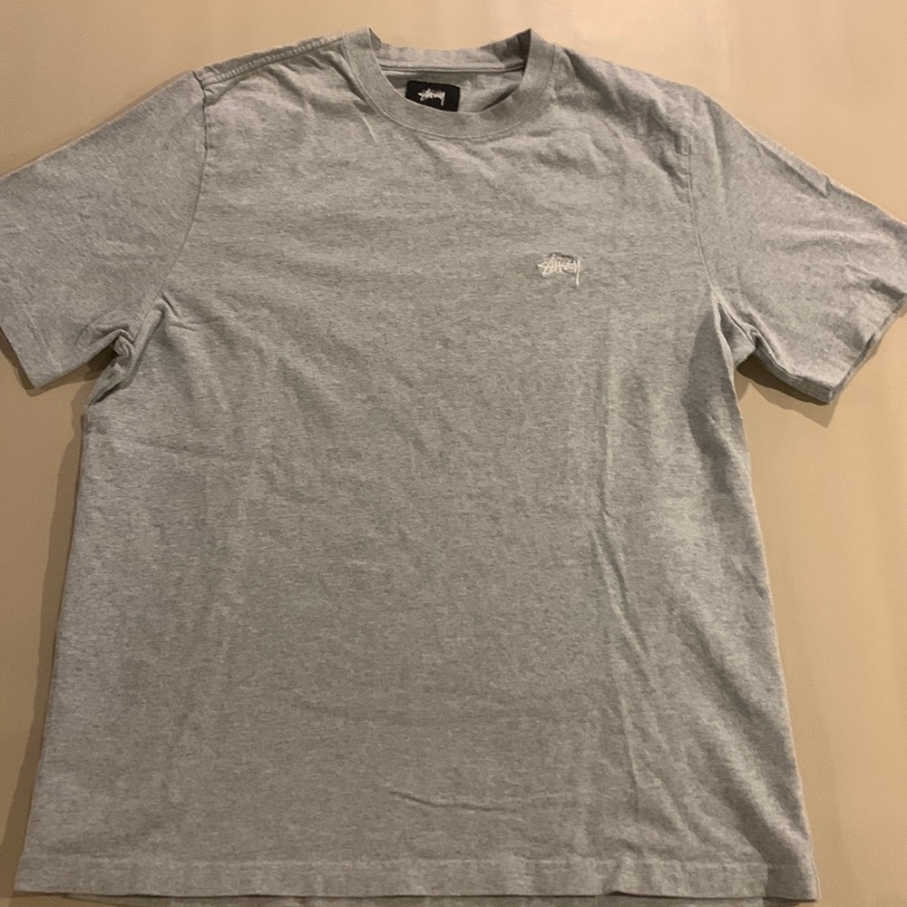 Stussy grey basic tee